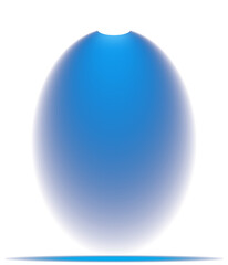 Blue spotlight stage, smoky backdrop