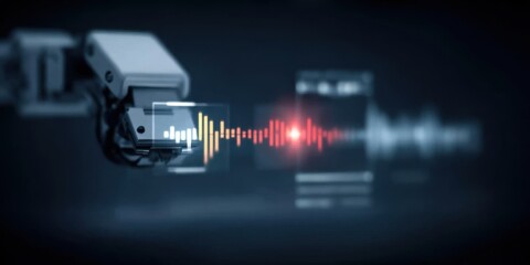 The monitoring program links pulse data from the scanning unit, correlating rays into detailed predictive visualizations