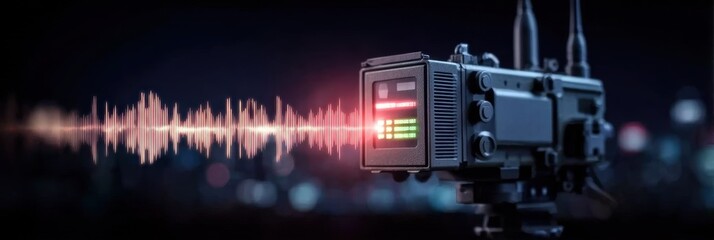 Ray pulses from the unit are monitored, scanned, and linked by the program to generate actionable intelligence