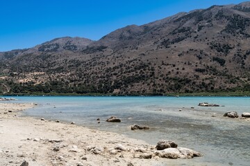 Lac Kournas en Cr&egrave;te