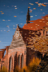 St. Nicolas Church in Wismar in Reflections