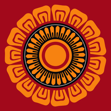 Sri Lankan traditional art designs, Traditional illustration vector art editable. Kandy.