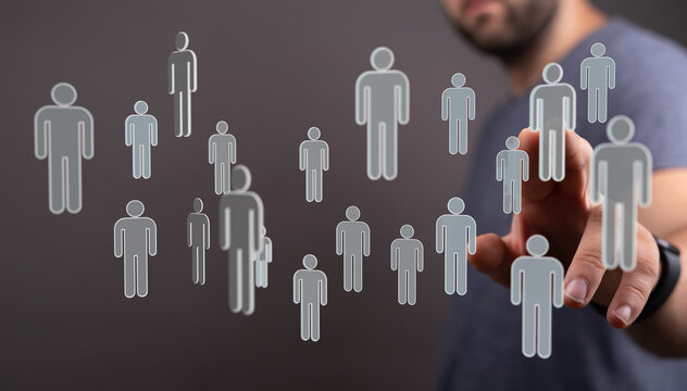 Concept of networking, social media, community, connections, relationships, teamwork, support, and collaboratio