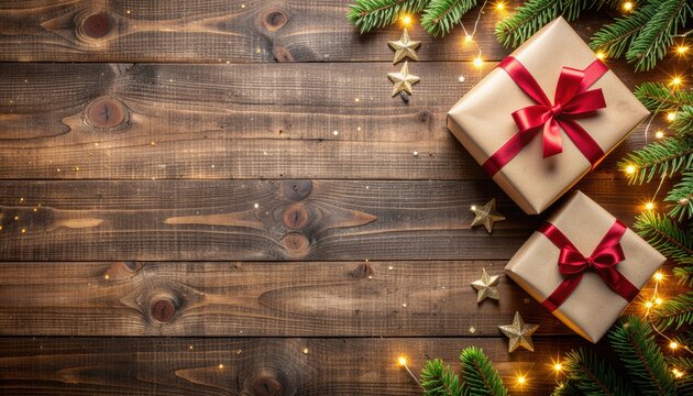 Festive gift wrapping ideas for christmas celebrations cozy home setting decorative content warm atmosphere close-up perspective holiday spirit inspiration