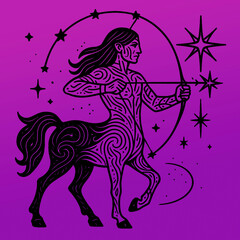 Cosmic Centaur Archer Surrounded