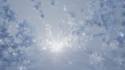  Soft white glitter snow shimmer background, high detail, 4HD clarity