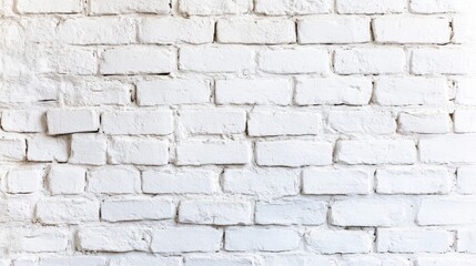 Obraz premium White Painted Brick Wall Texture, Backgrounds , Backdrop
