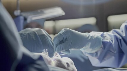 In a high-tech lab, researchers examine neural connections and augmented human technology. This innovative work focuses on enhancing human capabilities through advanced interfaces - Powered by Adobe