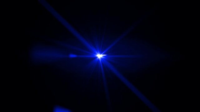 sunbeam shining brightly, creating an optical lens flare