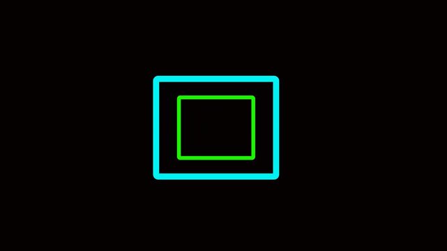 squre looping animation 