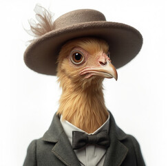 Animal with fashion clothes