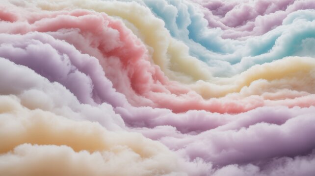 Pastel colored smoke swirls creating an abstract dreamy texture