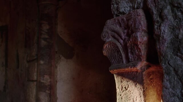 Exploring ancient ruins and artifacts in a fascinating archaeological site