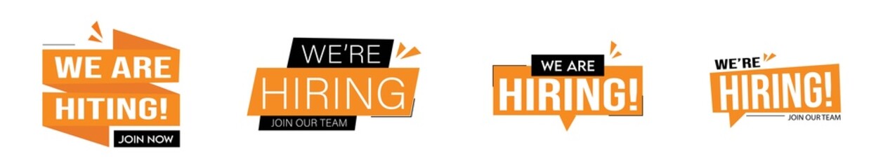 We are hiring banners 