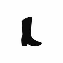 high boots icon sign vector