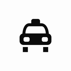 taxi application icon sign vector