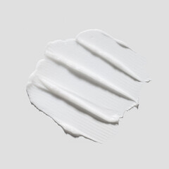 cosmetic textures, hair care product swatch, hair conditioner, cream, balm, 