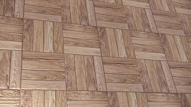 wood geometric pattern parquet texture animation