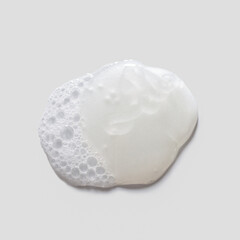 cosmetic textures, hair care product swatch, shampoo, soap, balm