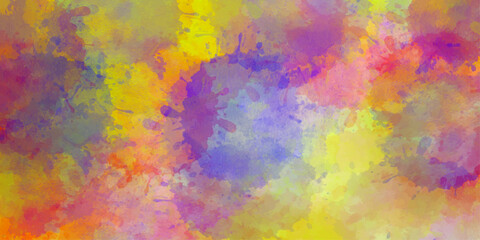 abstract watercolor background. Bright colorful watercolor abstract background with textured brush patterns