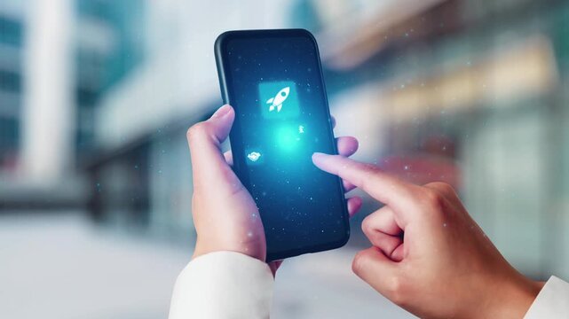 Startup launch and business growth concept, rocket symbolism, entrepreneurship, startup innovation, and early-stage success strategies for new business development and expansion. Spire