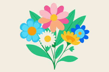 Bouquet of spring flowers