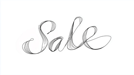 Fototapeta premium Elegant handwritten 
