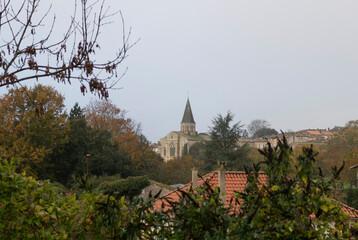 Church in the village Champdeniers is a French commune, Deux-S&egrave;vres, in the Nouvelle-Aquitaine region.