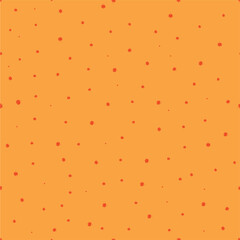 Orange Floral Dot Pattern – Minimal Repeated Flower Seamless Background Vector