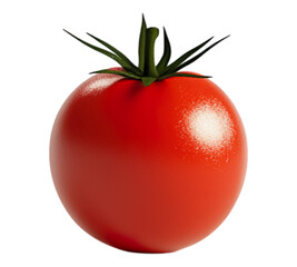 A tomato is shown in a close up