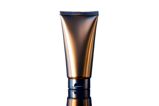 Refined Cosmetic Packaging Metallic Tube for Beauty and Skincare Products with Minimalist Design
