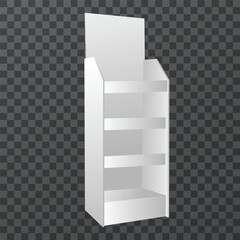 white display rack end gondola type © AKHMADFAIZUL