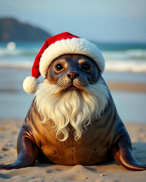 Foca Pap&aacute; Noel.