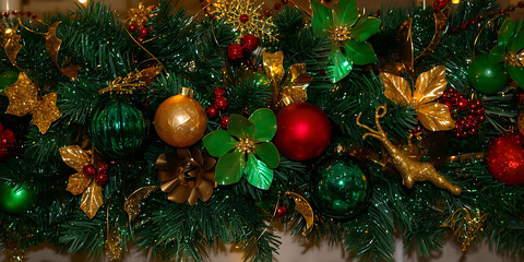 Wicker Basket with Colorful Textiles