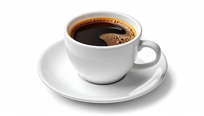 Coffee cup isolated on white background