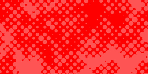 Modern and trendy abstract smooth color design minimal red and white halftone gradient vector with dotted texture background, halftone patterns creating textured design for dynamic red background. 