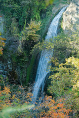Autumn landscape in National Botanical Garden of Georgia.
