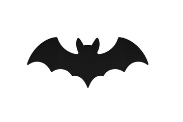 Fototapeta premium Bat silhouette flying, halloween spooky symbol, animal vampire icon with transparent background