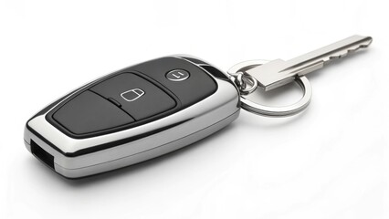 Sleek modern car key fob mockup auto mockup remote mockup button mockup chrome mockup compact mockup smart mockup keyless mockup logo mockup background image