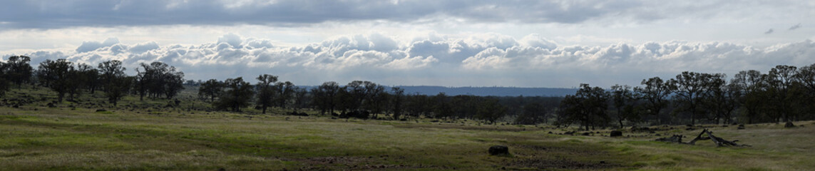 Incoming Storm in Sacramento Valley, California