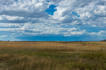 Cloudscape over the South Dakota landscape
