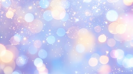 Fototapeta premium Abstract festive background with purple and blue bokeh. Golden glitter texture for christmas and new year celebrations