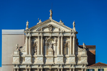 Fototapeta premium Chiesa di Santa Maria di Nazareth Scalzi in Venice. Venezia