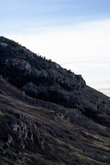 Fall hiking views of Coldwater Creek Canyon North Ogden Utah