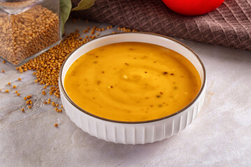 Honey and mustard sauce flavor seasoning dip