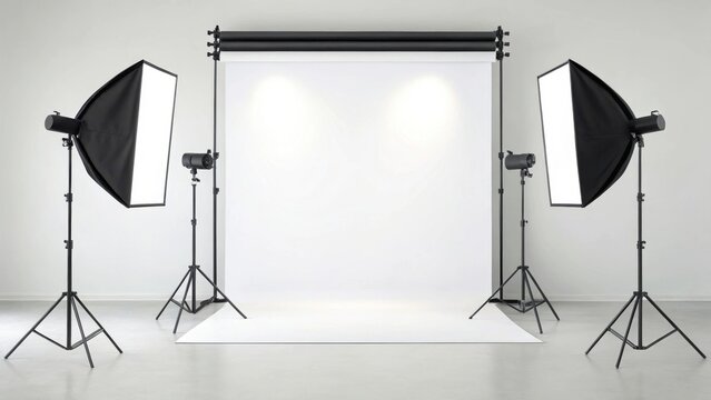 Lighting equipment for studio mockup softbox mockup light mockup stand mockup backdrop mockup boom mockup modifier mockup photo mockup setup mockup background image - Powered by Adobe