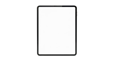 Fototapeta premium Modern tablet device with blank white screen ready for content