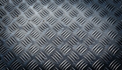 Steel Diamond Plate With Industrial Texture