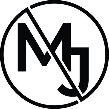 Letter MJ creative elegant Monogram. 