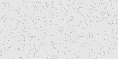 Abstract topographic map contour lines pattern grey line luxury grid cartography map background, mountain relief landscape texture seamless pattern and topography map background.